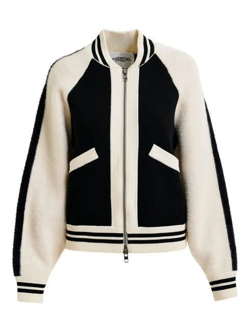 ESSENTIEL ANTWERP IDOL KNITTED BICOLOUR JACKET